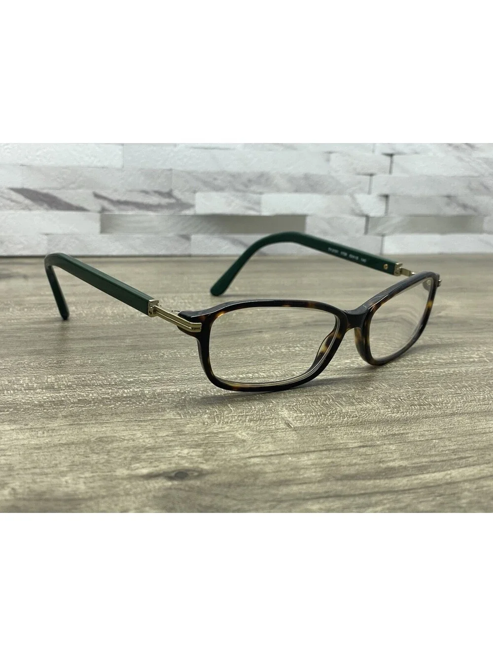 TORY BURCH TY2101 1728 Rectangle Green Tortoise Frames Only 53-15-140 Eyeglasses